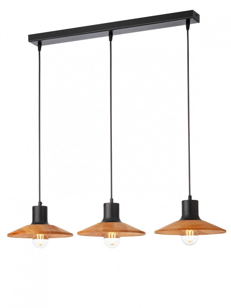 FRESNO Sosp Nero E27 IP20 - 230V, 50Hz - SMARTER