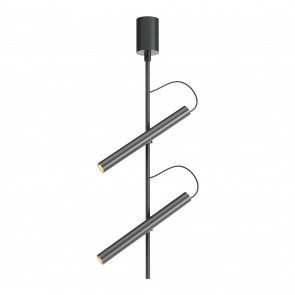 PRAXI Plaf. Nero opaco 2700K 14,6W IP20 - 220-240V, 50/60Hz - REDO