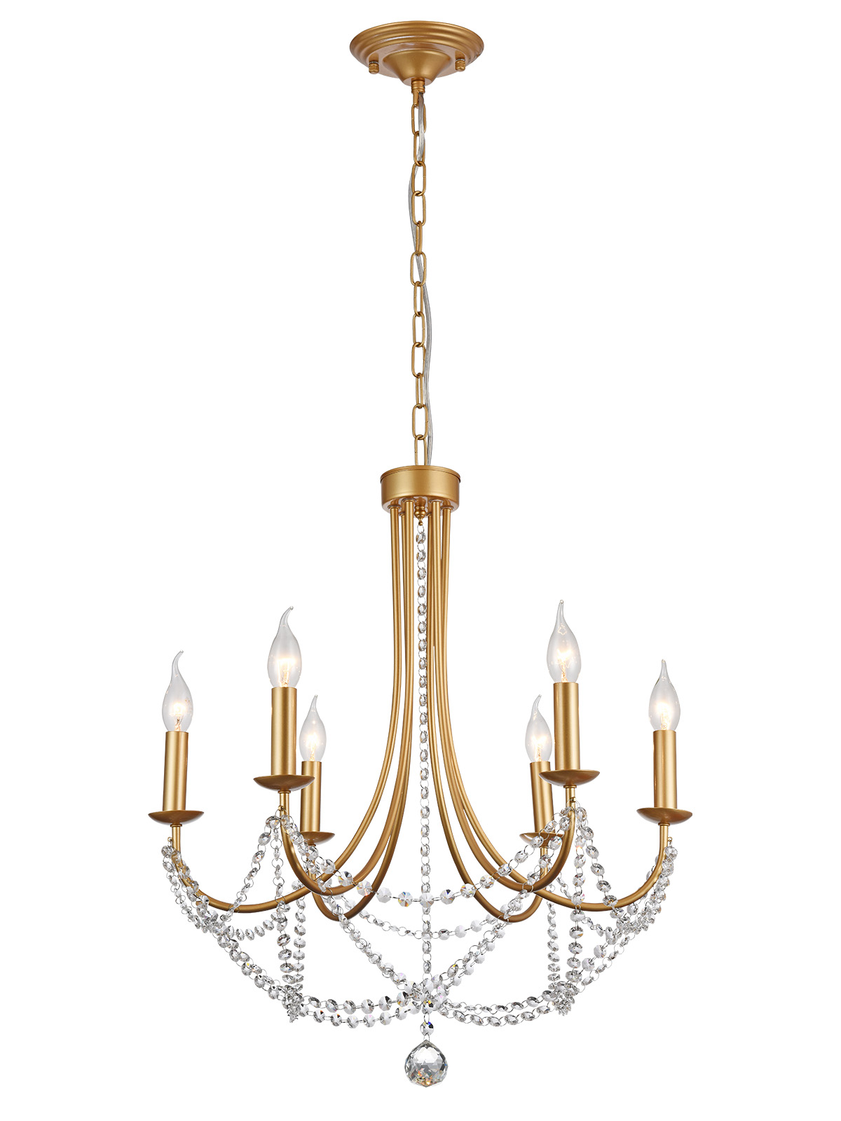 APHRODITE Lampadario Oro E14 IP20 - 230V, 50Hz - SMARTER