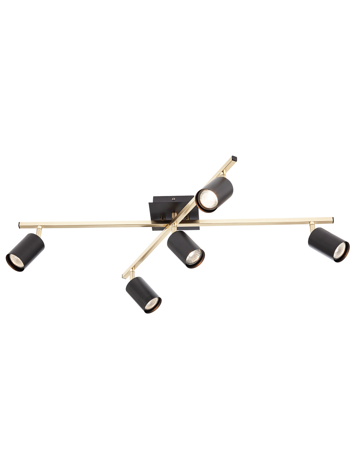 CRIUS Plaf Ottone/Nero GU10 IP20 - 230V, 50Hz - SMARTER