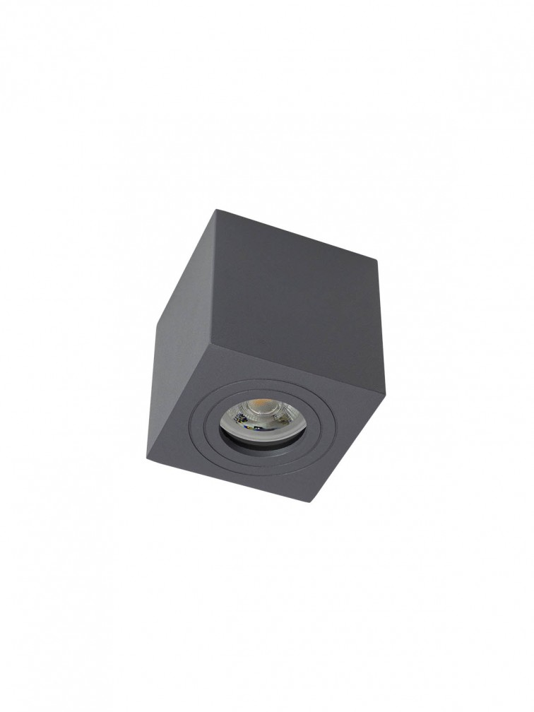 VIGO Plaf Grigio Sc-square GU10 IP65 - 230V, 50Hz - SMARTER