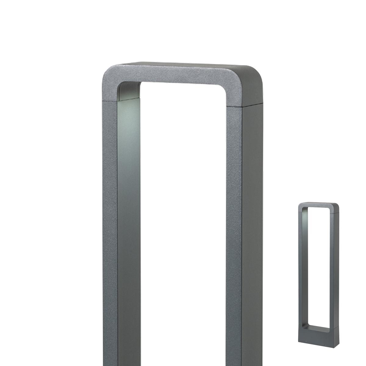 RADEON Paletto GRIGIO 2700K 9W H60 IP54 - 220-240V, 50/60Hz - OUTDOOR