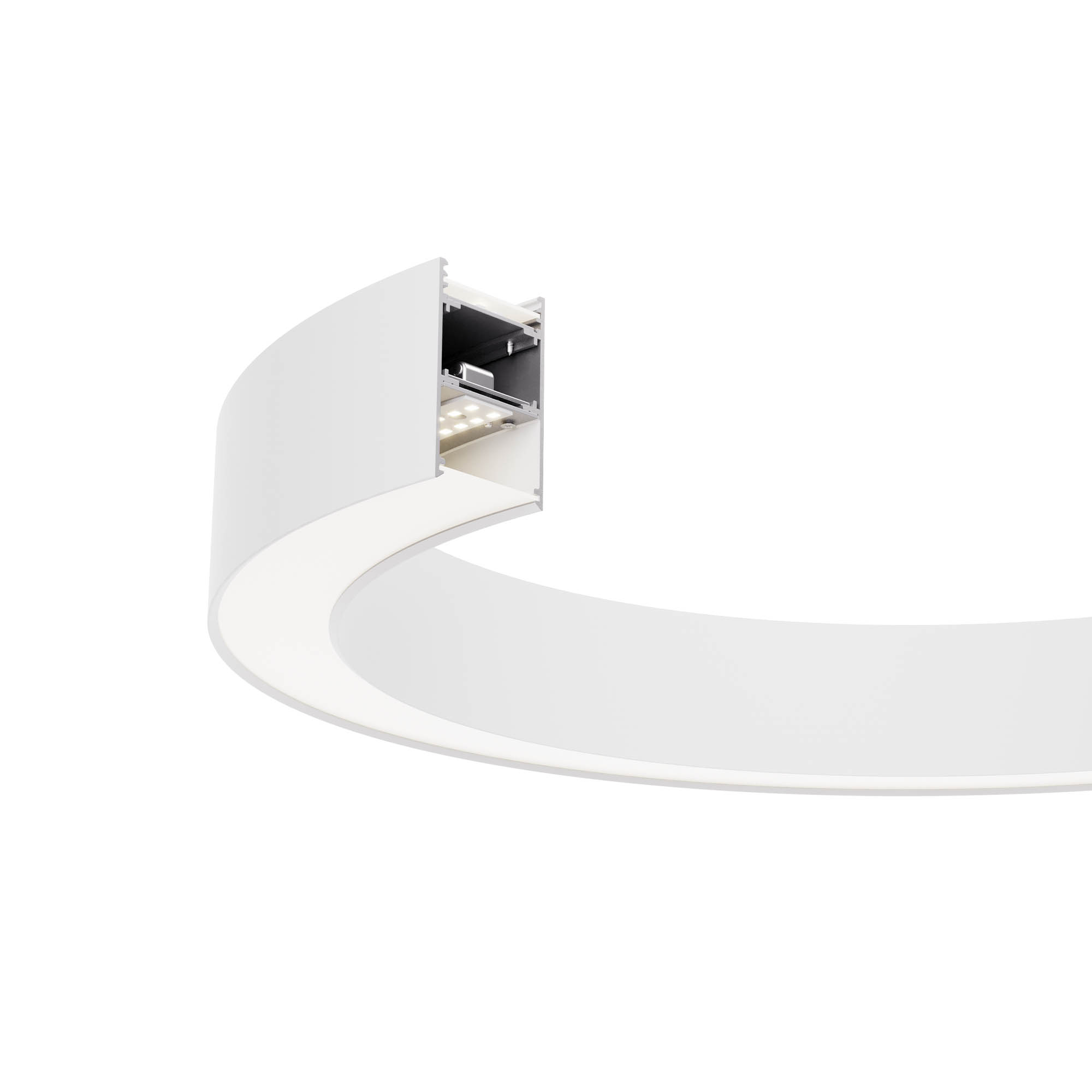 XFREE M Curva 750-45 BIANCO 4000K 24W - 220-240V AC - ARELUX