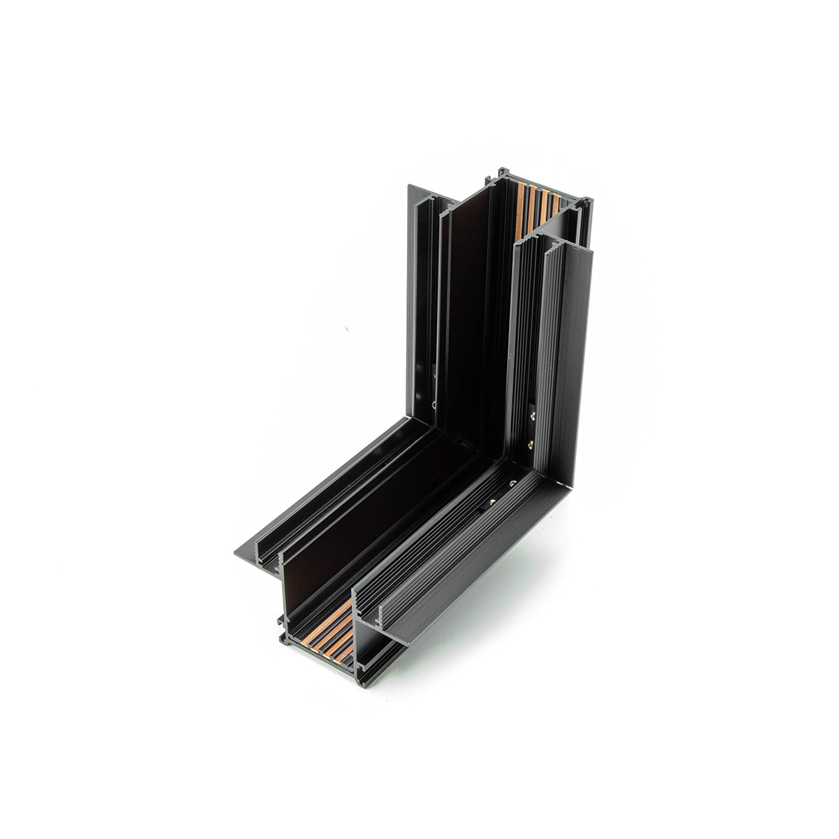 XCLICK M Acc. INCASSO Ang I NERO IP40 - 48V DC - ARELUX